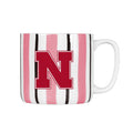 Nebraska Huskers Brushstroke Stripe 16oz Mug - NEBRASKA