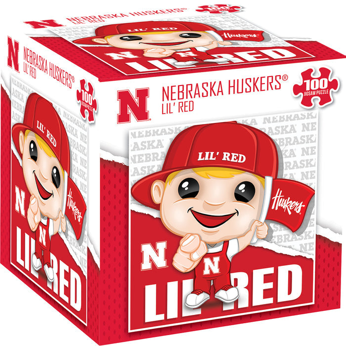 Nebraska Huskers 'Lil Red Mascot Puzzle 100 Pieces - NEBRASKA