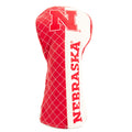 Nebraska Huskers Striped Quilted Golf Club Headcover - NEBRASKA