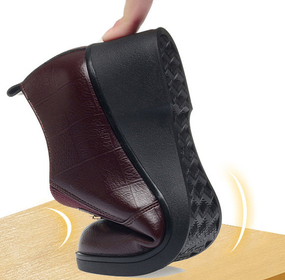 SH489 - Stylish Korean Wedge Shoes