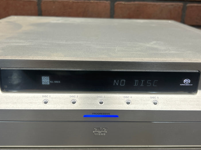Sony DVP-NC555ES 5 Disc DVD/CD Player Silver 24w 120v 60hz Used Good Condition