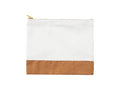 Sublimation Blanks Canvas Stitching Cork Pencil Case