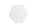 Sublimation Shaped Ceramic Coaster w/ Cork