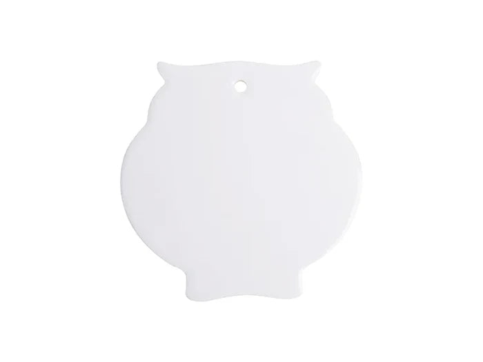 Sublimation Shaped Ceramic Coaster w/ Cork