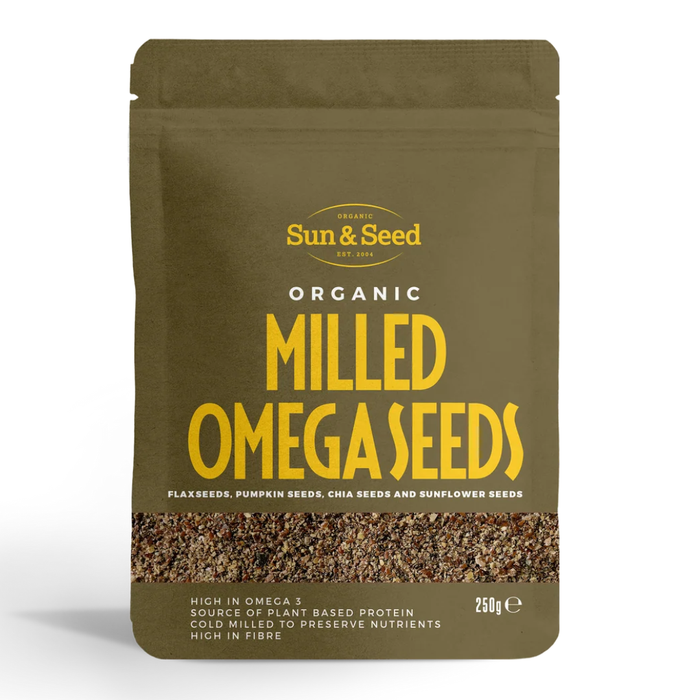 Sun & Seed Organic Raw Milled Omega Seeds 250g