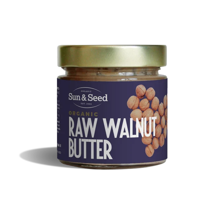 Sun & Seed Organic Raw Walnut Butter 200g