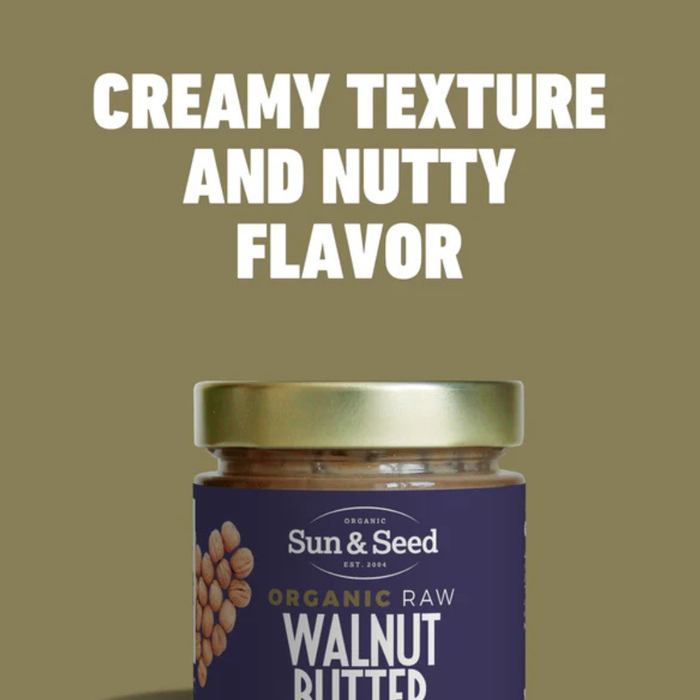 Sun & Seed Organic Raw Walnut Butter 200g