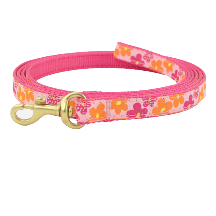 FLOWER-POWER-DOG-LEASH-SMALL-BREED-TEACUP