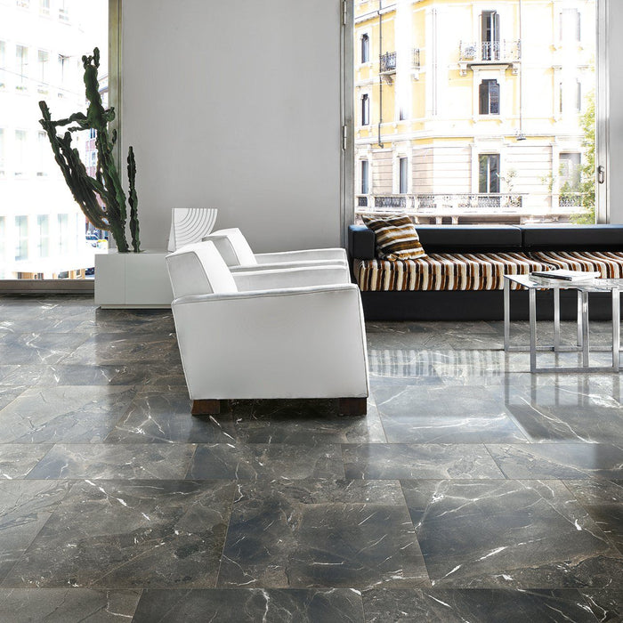 Timeless Black Deep Nat Tile Florim