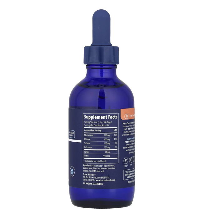 Trace Minerals Keto Electrolyte Drops 118ml