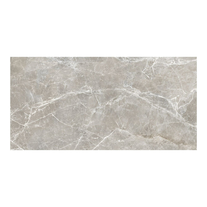 Grey marble-patterned tile on a white background