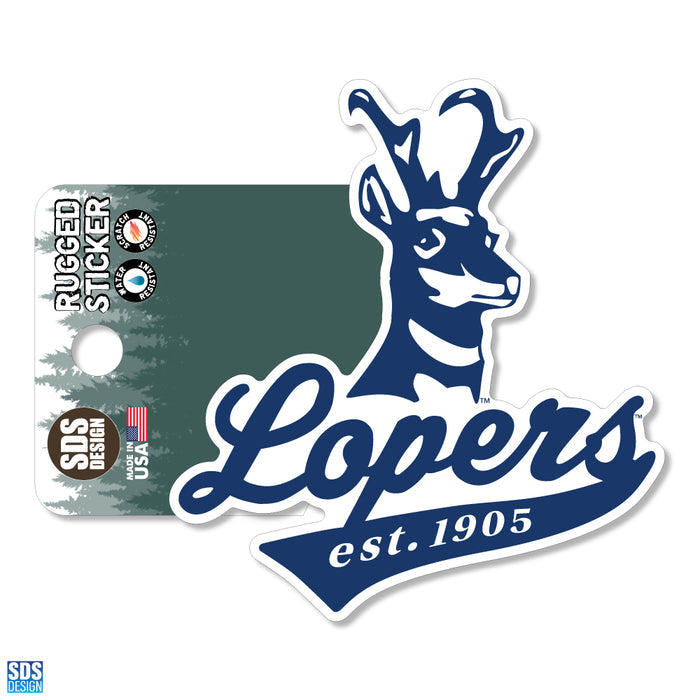 UNK Lopers 3.5" 1905 Banner Rugged Sticker - LOPERS