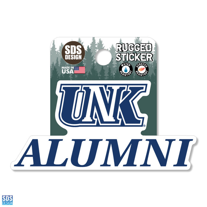 UNK Lopers 3.5" Alumni Rugged Sticker - UNK