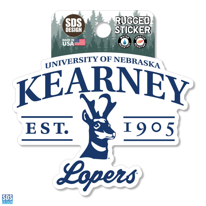 UNK Lopers 3.5" Est. 1905 Rugged Sticker - LOPER