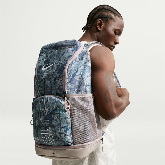 Nike Varisty Elite Printed Backpack - 100 - WHITE/BLACK