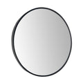 VOS Round Mirror 60cm - Matt Black Bathroom Mirrors JTP