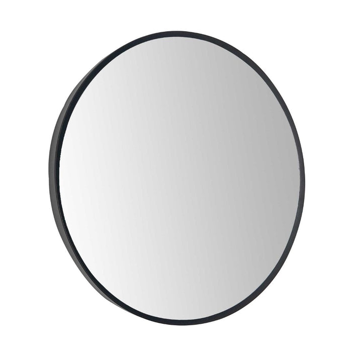 VOS Round Mirror 60cm - Matt Black Bathroom Mirrors JTP