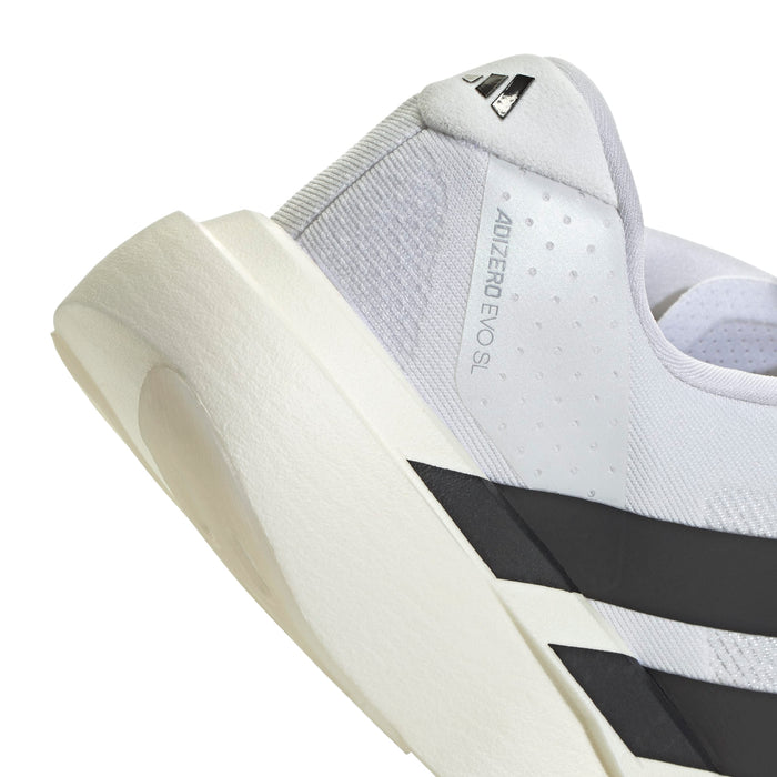Women's Adidas Adizero Evo SL - WHITE/BLACK