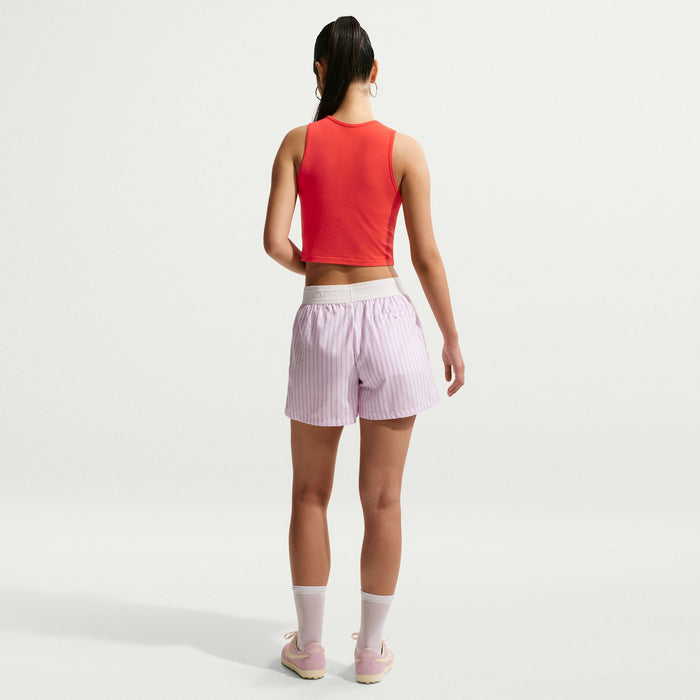 Women's Nike Athletic League Cropped Tank Top - 696 - CRIMSON