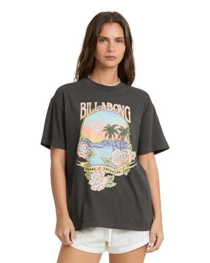 Women's Billabong Dreamy Memories T-Shirt - OB1-OBLK