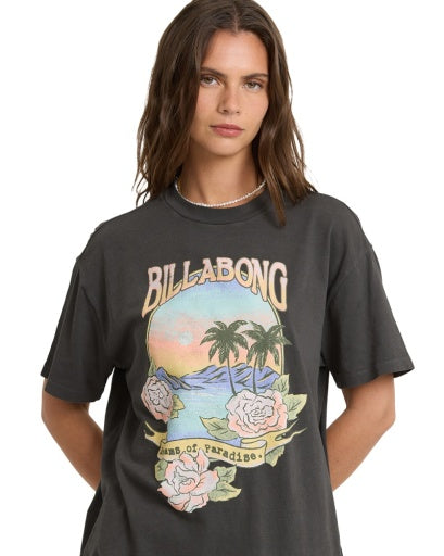 Women's Billabong Dreamy Memories T-Shirt - OB1-OBLK