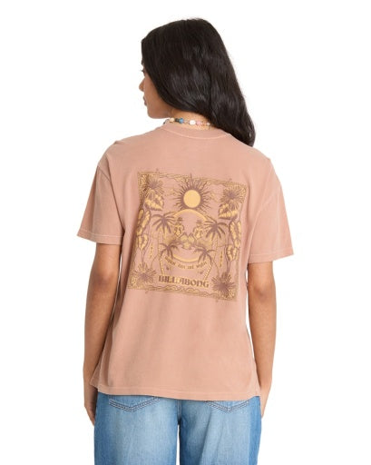 Women's Billabong Hello Sundown T-Shirt - SGA-ALMO