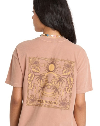 Women's Billabong Hello Sundown T-Shirt - SGA-ALMO