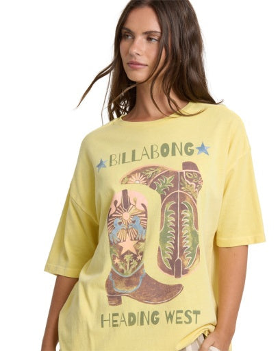 Women's Billabong Ready To Roam T-Shirt - SUD1-SUN
