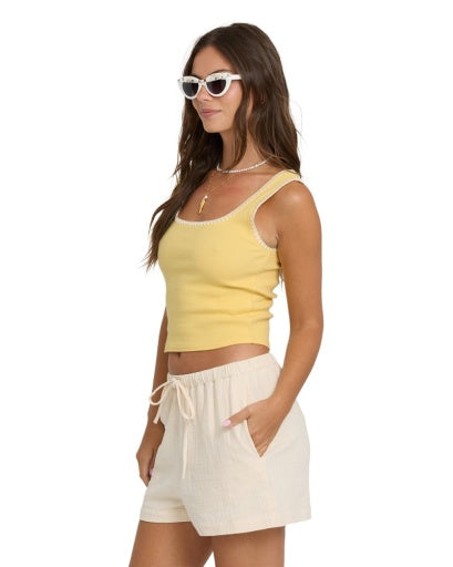 Women's Billabong Shell Time Tank Top - SUD1-SUN
