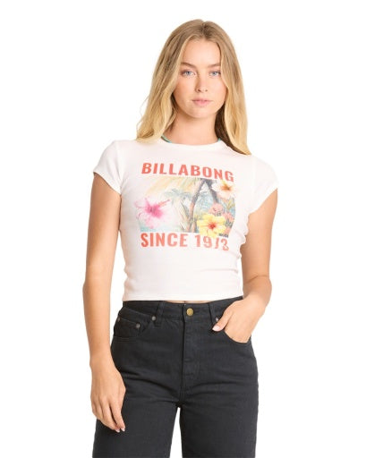 Women's Billabong Take A Moment Goddess T-Shirt - SCS1-SEA