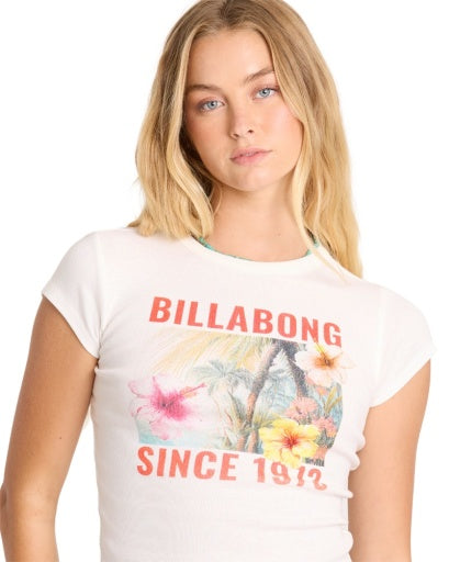 Women's Billabong Take A Moment Goddess T-Shirt - SCS1-SEA