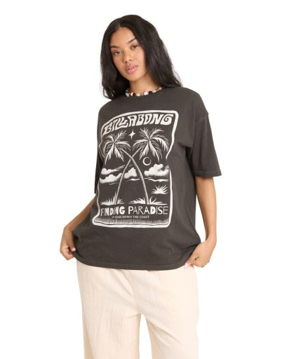 Women's Billabong Tropical Filmore T-Shirt - OB1-OBLK