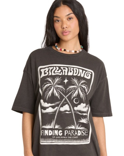 Women's Billabong Tropical Filmore T-Shirt - OB1-OBLK