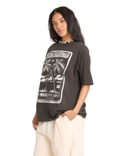 Women's Billabong Tropical Filmore T-Shirt - OB1-OBLK
