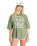 Women's Billabong Wave Stamp T-Shirt - ARG-ARMY