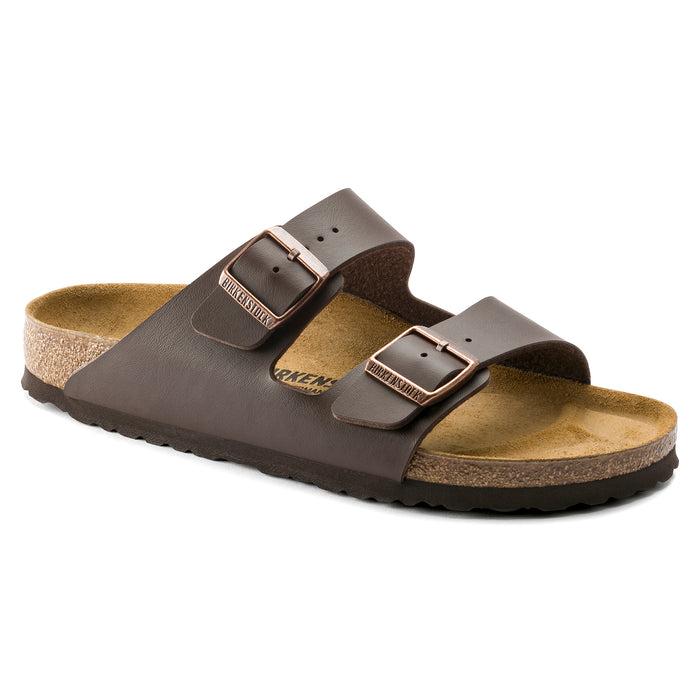 Women's Birkenstock Arizona Birko-Flor Sandals - DKBROWN