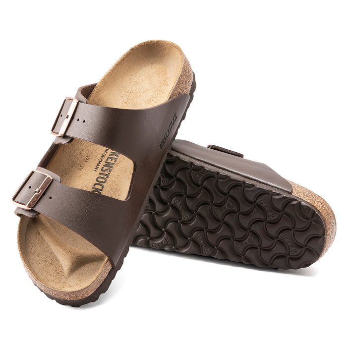 Women's Birkenstock Arizona Birko-Flor Sandals - DKBROWN