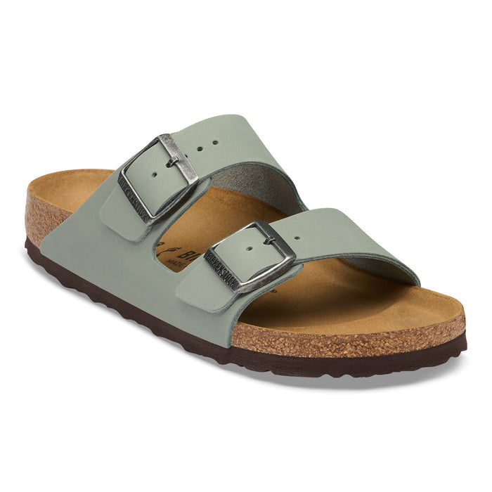 Women's Birkenstock Arizona Oiled Leather Sage Sandals - PURESAGE