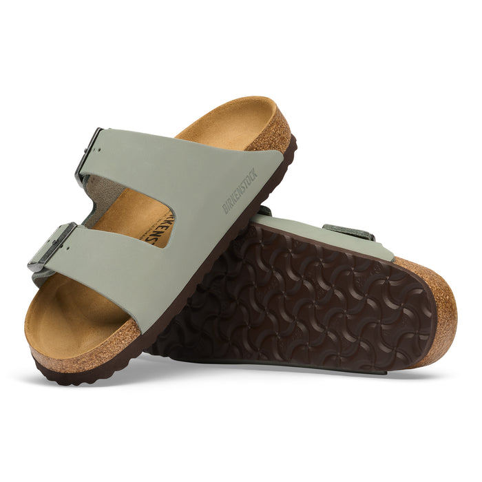 Women's Birkenstock Arizona Oiled Leather Sage Sandals - PURESAGE