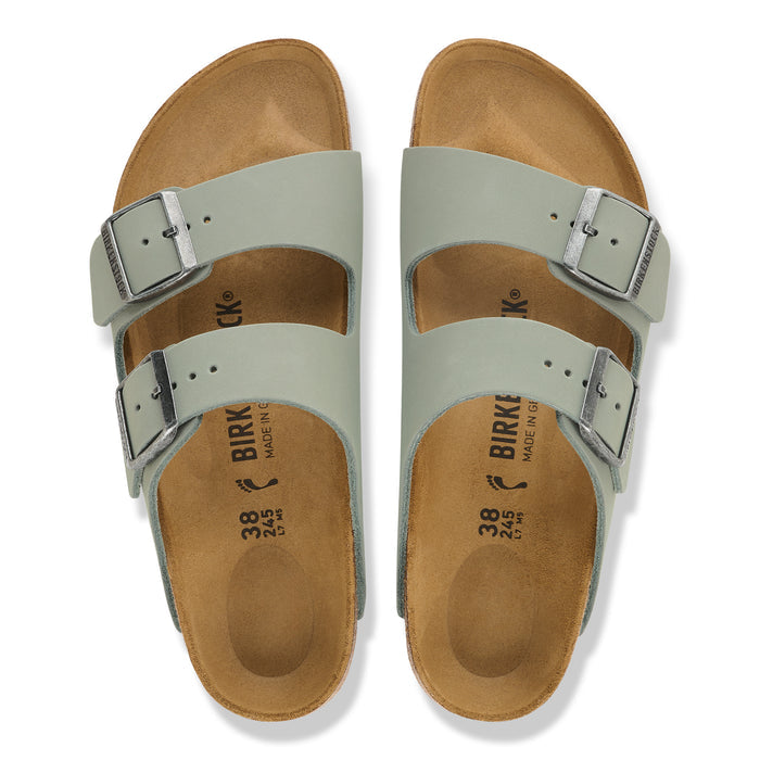 Women's Birkenstock Arizona Oiled Leather Sage Sandals - PURESAGE