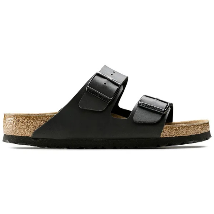 Women's Birkenstock Arizona Soft Footbed Birko-Flor Sandal - BLACK