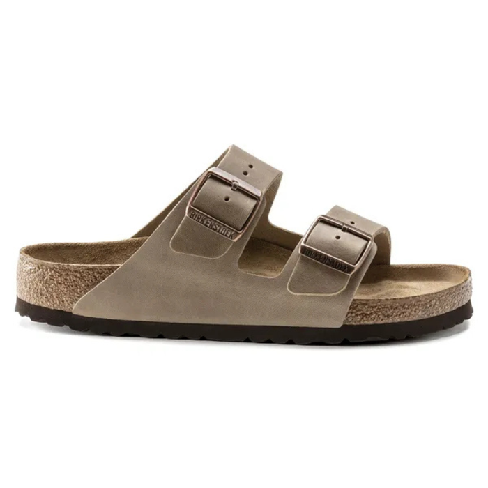 Women's Birkenstock Arizona Soft Footbed Oiled Leather Sandals - TOBACCO