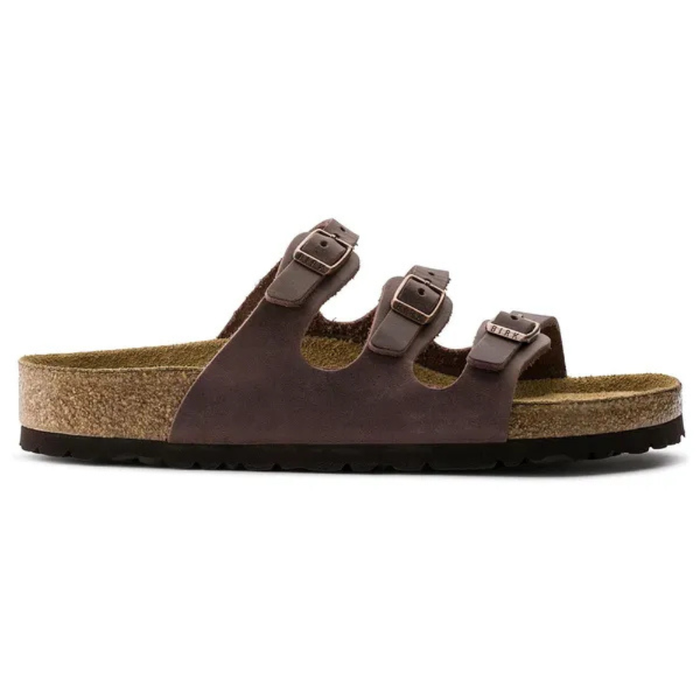 Women's Birkenstock Florida Soft Footbed Oiled Leather Sandal - HABANA