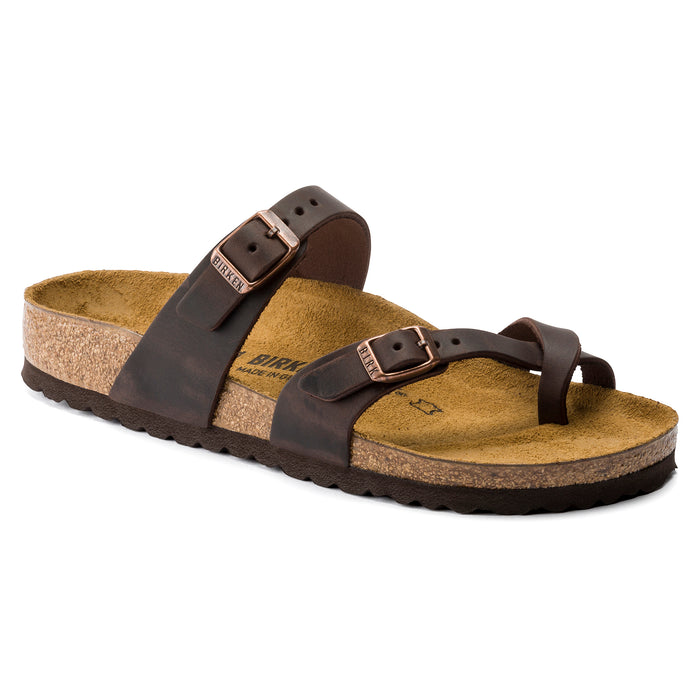 Women's Birkenstock Mayari Oiled Leather Sandals - HABANA