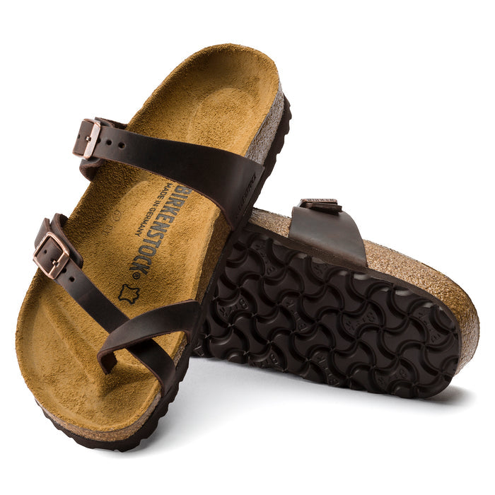 Women's Birkenstock Mayari Oiled Leather Sandals - HABANA