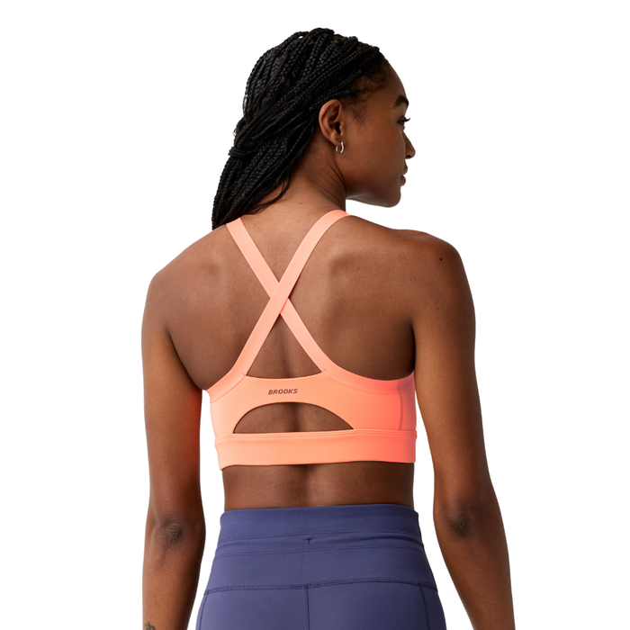 Women's Brooks Luxe Strappy Bra - 856PEACH