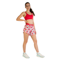 Women's ChicknLegs 4" Cherries Split Shorts - CHERRIES