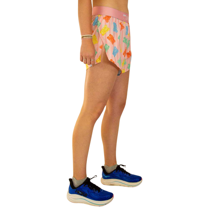 Women's ChicknLegs 4" Gummy Bears Split Shorts - GUMMYBEA