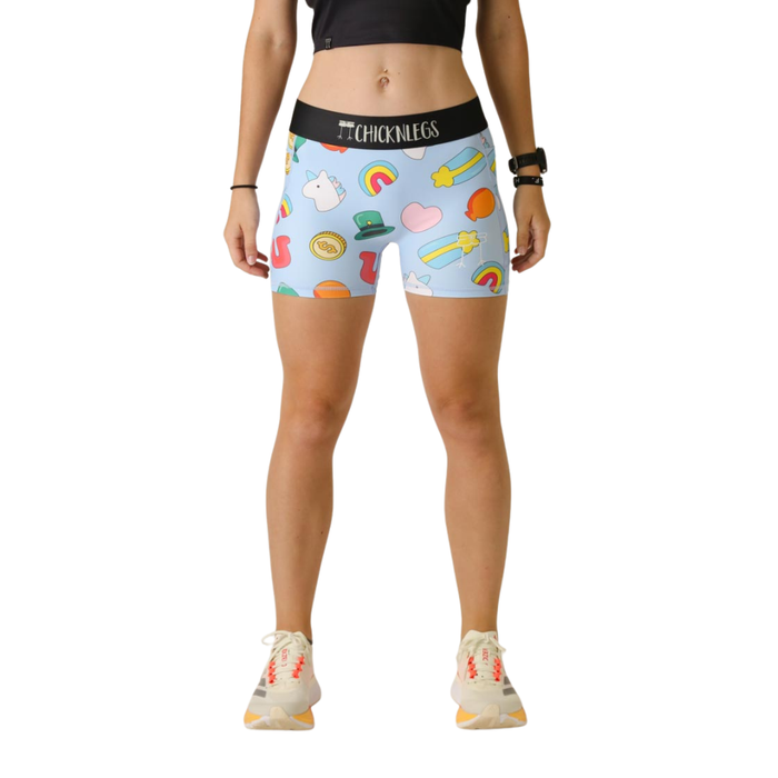 Women's ChicknLegs Charms 3" Pocket Compression Short - CHARMS