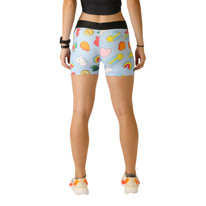 Women's ChicknLegs Charms 3" Pocket Compression Short - CHARMS